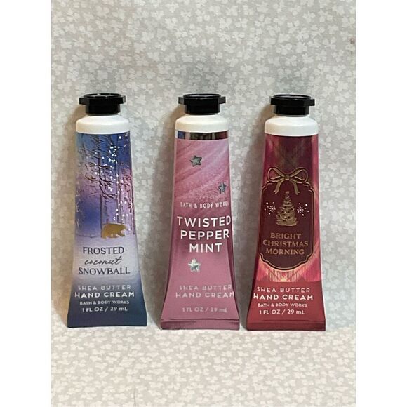 Bath and Body Works 3 Christmas Scented Shea Butter Hand Creams - 1 FL OZ Each - Picture 6 of 6